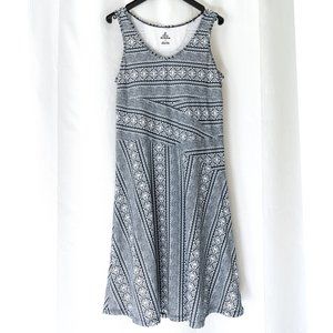 Prana dress, black and white, size S, sleeveless